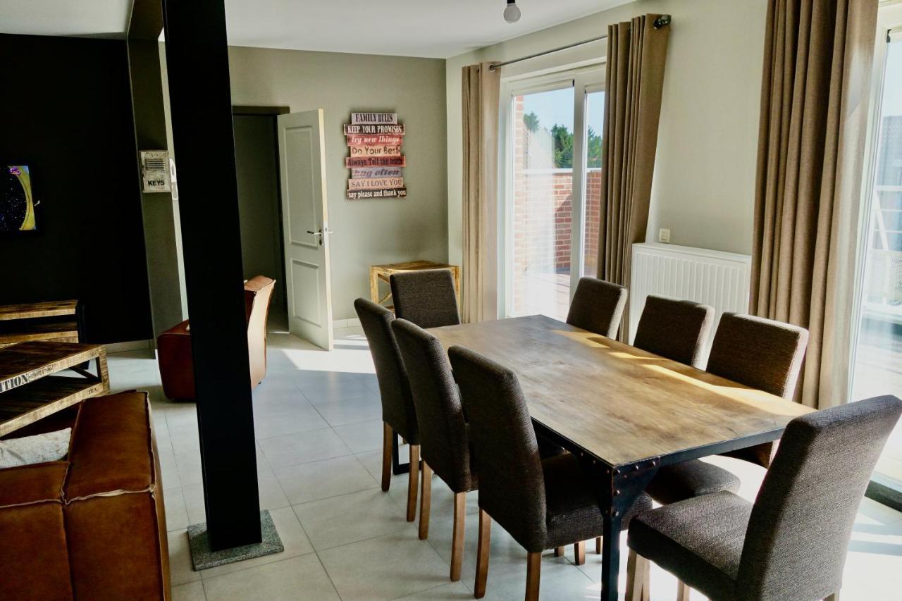 Loft En Duplex Avec Terrasse 3 Chambres Proche Pairi Daiza Mons  Exterior foto